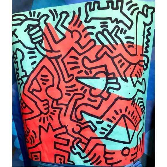 🎉HP🎉 MEMBERS ONLY + K HARANG- M Sz L - NWT "Basquiat" (Front & Back) Hoodie - Picture 10 of 16